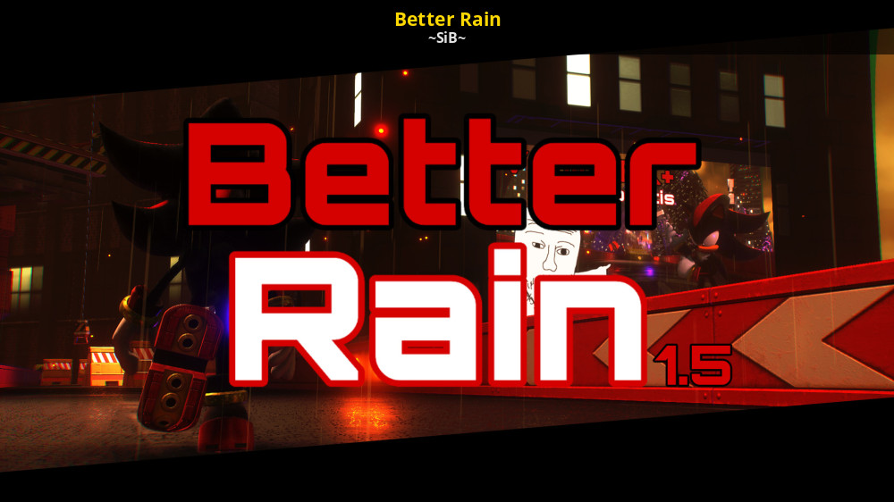 SlippersInBox's tweet card. A Shadow Generations (SXSGSHADOW) Mod in the Graphics category, submitted by ~SiB~