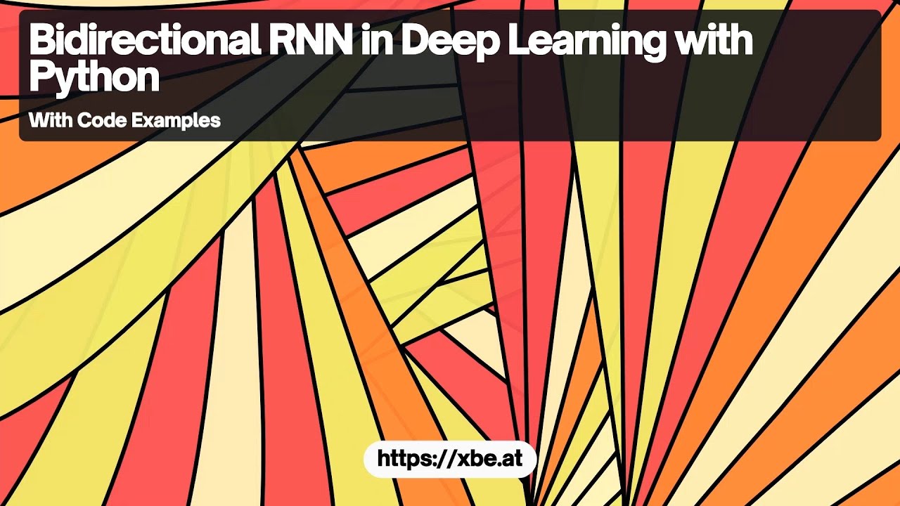 g_canale_'s tweet card. Bidirectional RNNs in Deep Learning with Python