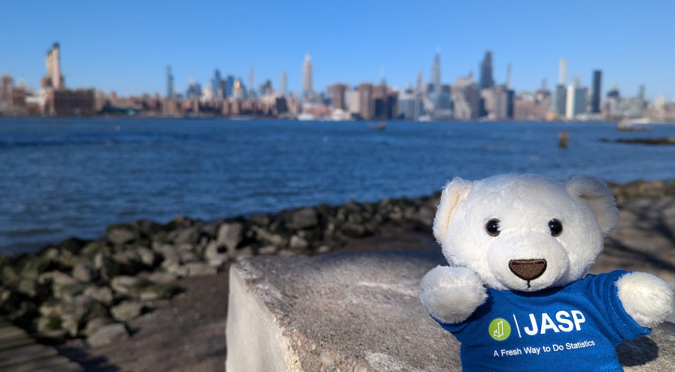 JASPStats's tweet card. Last November, JASP was present in the exhibition hall at the 65th Annual Meeting of the Psychonomic Society. This year’s event brought us to Times Square, right between the skyscrapers of New York...