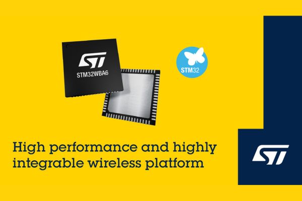 electronic_buzz's tweet card. STMicroelectronics’ has announced next generation of its STM32 power-efficient short-range wireless microcontrollers