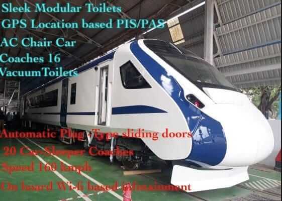 train_help_in's tweet card. The Vande Bharat Express represents a ✅ new era of fully air-conditioned trains, offering high-speed comfort and modern amenities. Commencing its journey