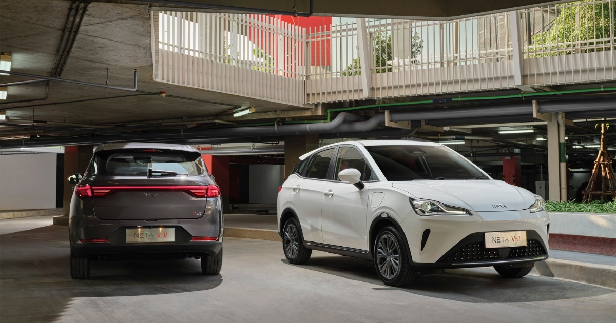 realaiit's tweet card. NETA มอบความมั่นใจในการใช้งานรถยนต์พลังงานไฟฟ้า NETA V-II มากยิ่งขึ้นกับข้อเสนอสุดพิเศษ Smart Choice ด้วยการรับประกันแบตเตอรี่ตลอดอายุการใช้งาน