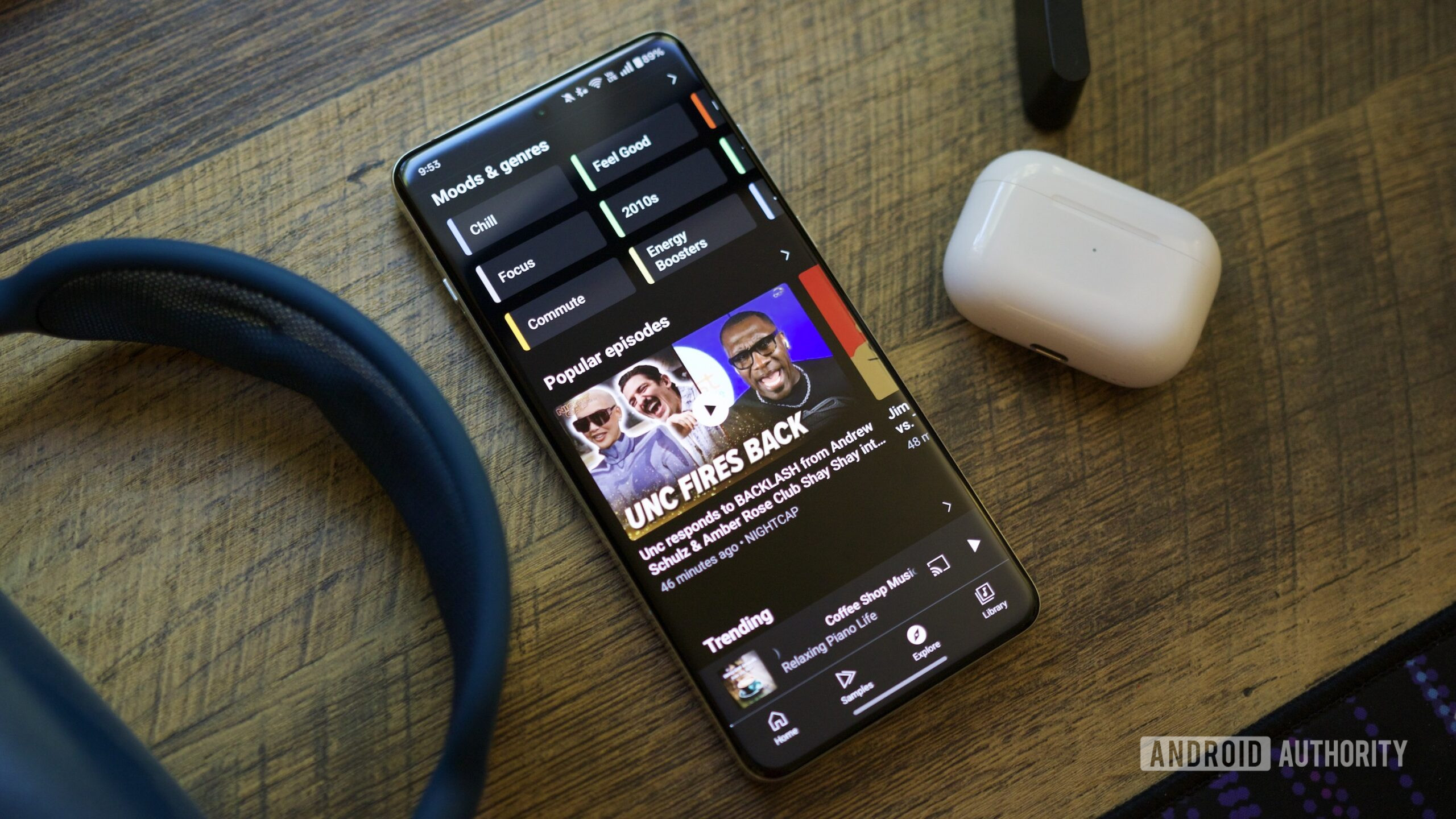 AndroidAuth's tweet card. A YouTube Music glitch is preventing downloaded songs from loading on Android, leaving Premium listeners unable to play their offline content.