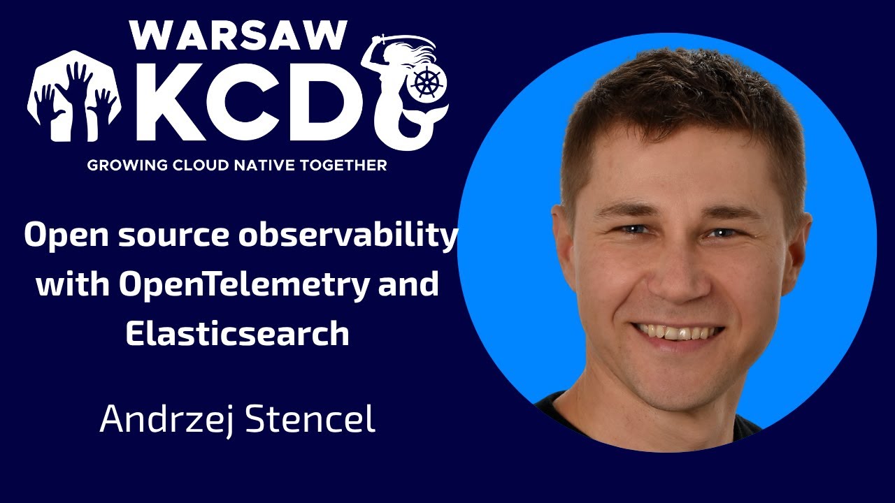 NaveenS16's tweet card. Andrzej Stencel - Open source observability with OpenTelemetry and...