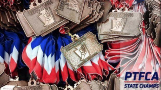 Coach_Fitz__'s tweet card. The field for the indoor state meet is set!