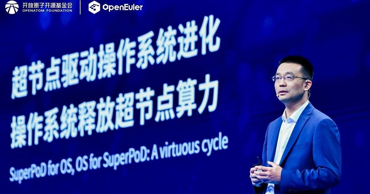 openEuler's tweet card. Open source operating system community openEuler concludes Beijing summit with first SuperPoD-ready release and major chip manufacturer partnerships