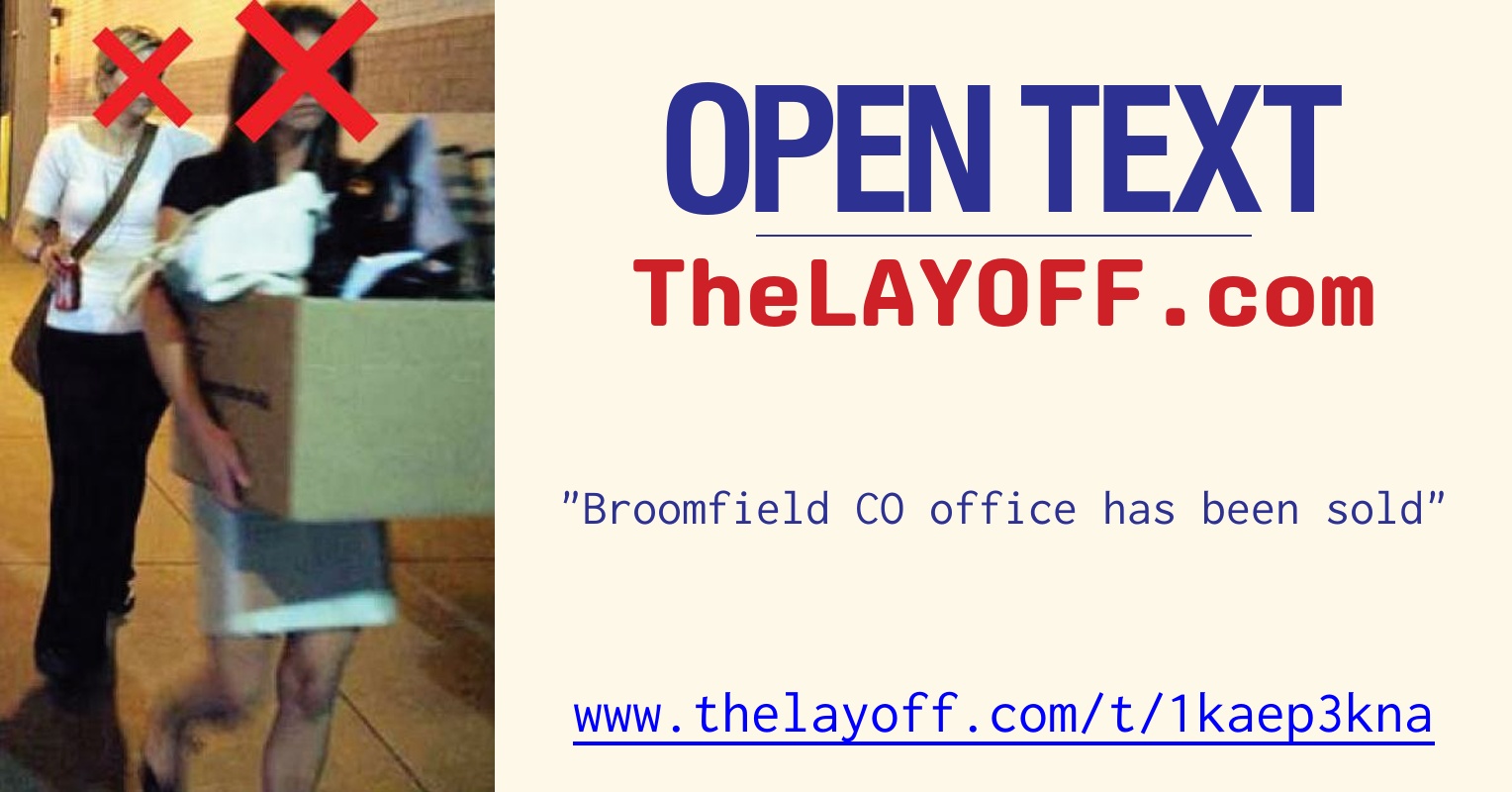LayoffThe10104's tweet card. See full discussion thread at TheLayoff.com