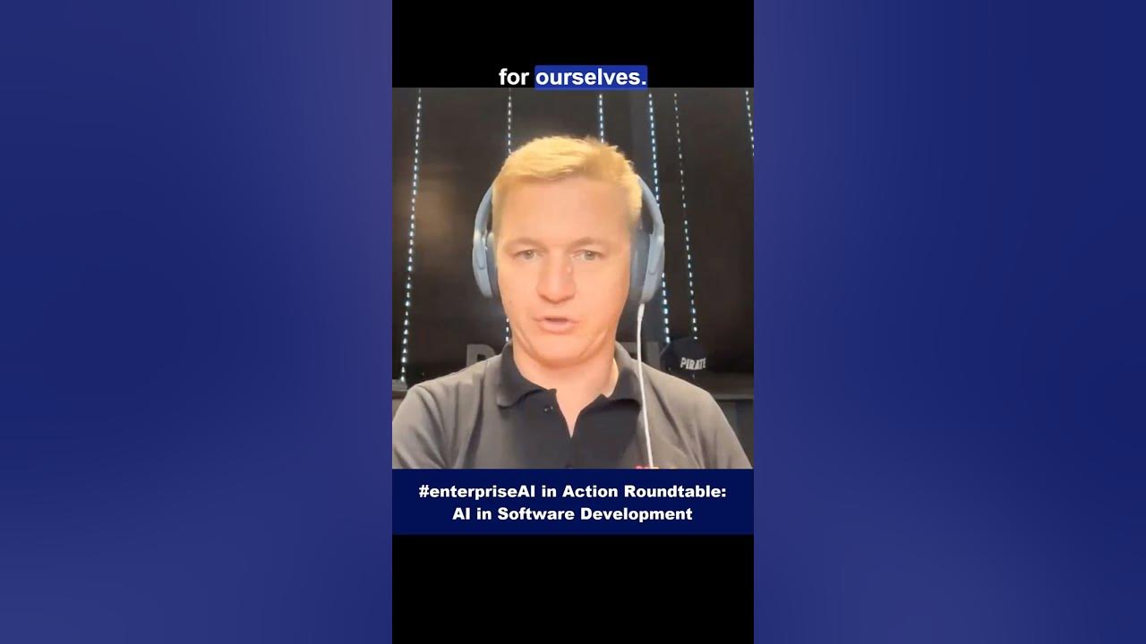 HiPer_it's tweet card. #enterpriseAI in action roundtable: AI in Software Development