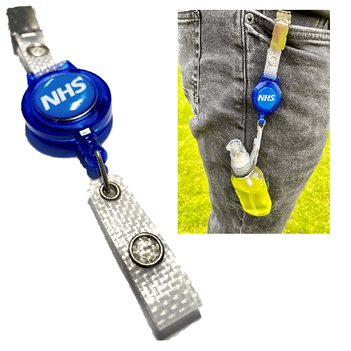 _IdentityPlus's tweet card. NHS YoYo Crocodile Clip Badge Reel with Hand Sanitiser Quick and easy to attach Durable for long-term use Convenient reach for access control Retractable cord length of 70cm NHS YoYo Crocodile Clip...