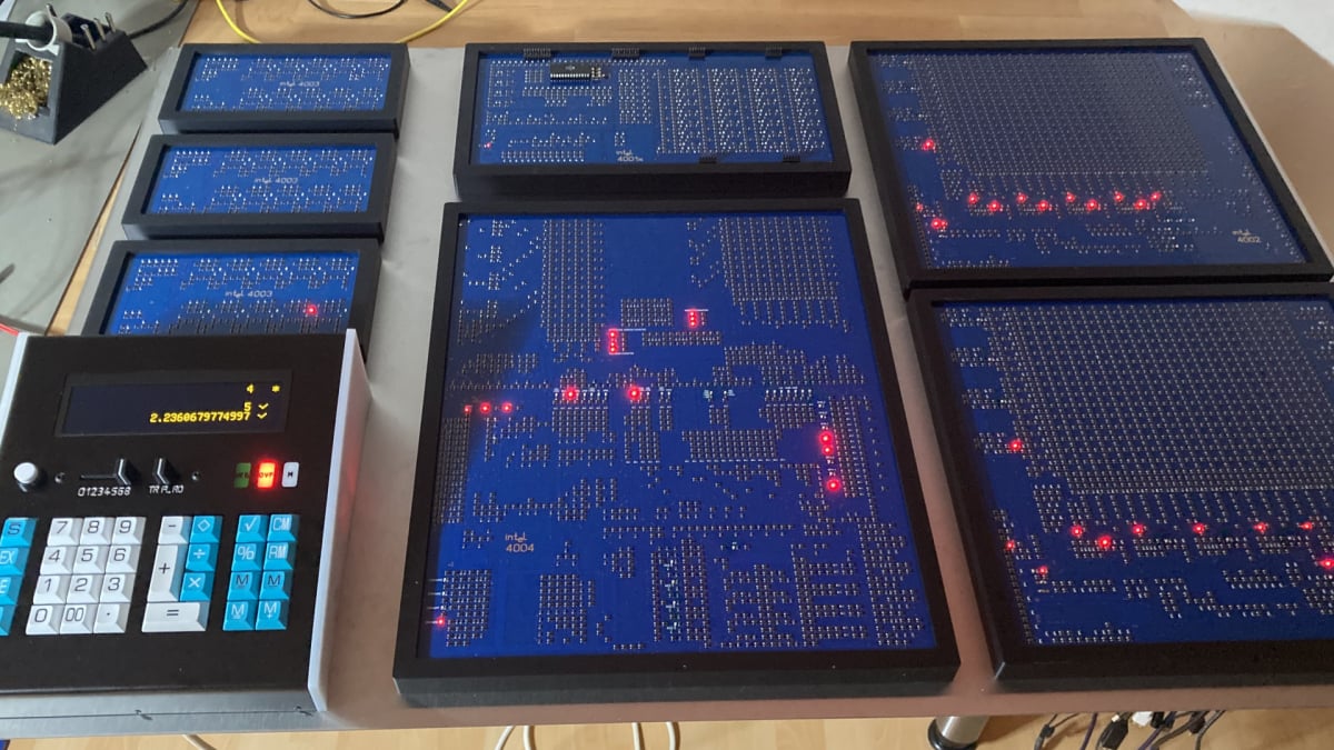 PCGH_Redaktion's tweet card. Zum 54. Jahrestag des ersten kommerziellen Mikroprozessors haben Tüftler einen funktionsfähigen Busicom-Rechner aus Einzeltransistoren gebaut.