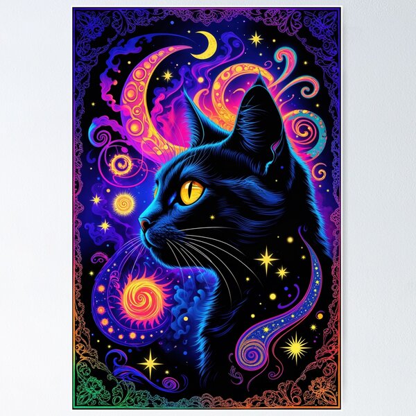 FLSQLGeek's tweet card. Buy "Cosmic Cats 2" by YumiLife as a Poster.