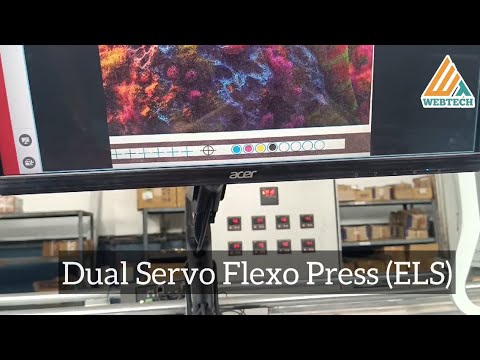 Webtech_group's tweet card. WEBTECH'S Latest Fully (Dual) Servo Flexographic Label Printing...