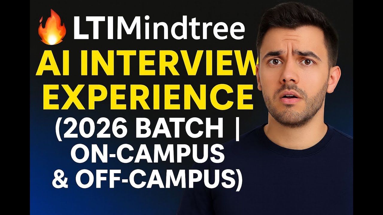 SForfreshers's tweet card. 🔥LTIMindtree AI Interview Experience (2026 Batch | On-Campus &...