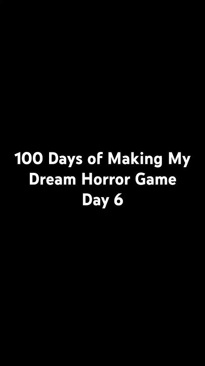 redyssey's tweet card. 100 Days of Making My Dream Horror Game | Dark Collection | Day 6...