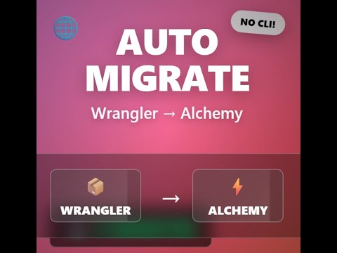 zerosync_co's tweet card. Migrate Any Cloudflare Project to Alchemy in 5 Minutes with Auto...