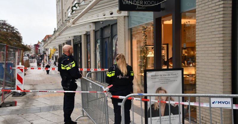 Overval op juwelier in Vlissingen