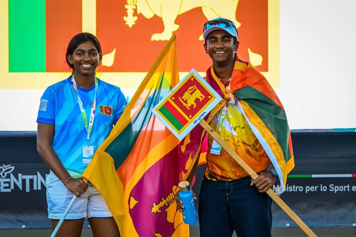 IntLaserClass's tweet card. Youth Sailing World Championships - Sri Lanka sailors mapping out own journey on world stage