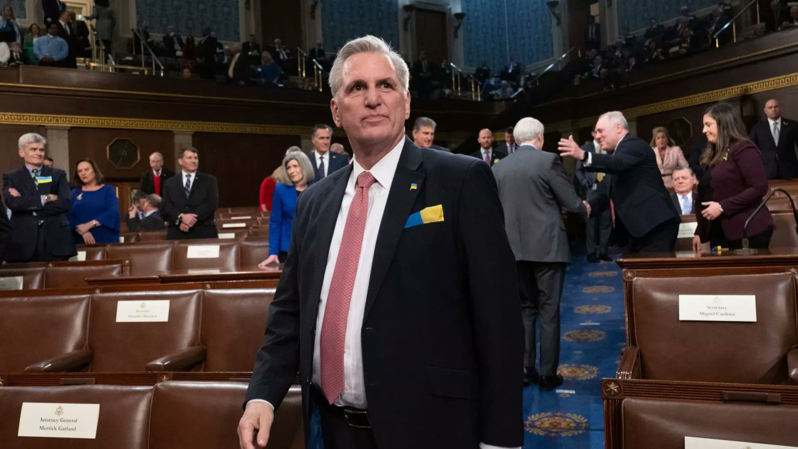 gatewaypundit's tweet card.            House Speaker Kevin McCarthy on Saturday backtracked and said he will keep the $300 million of Ukraine aid in the Pentagon funding bill.