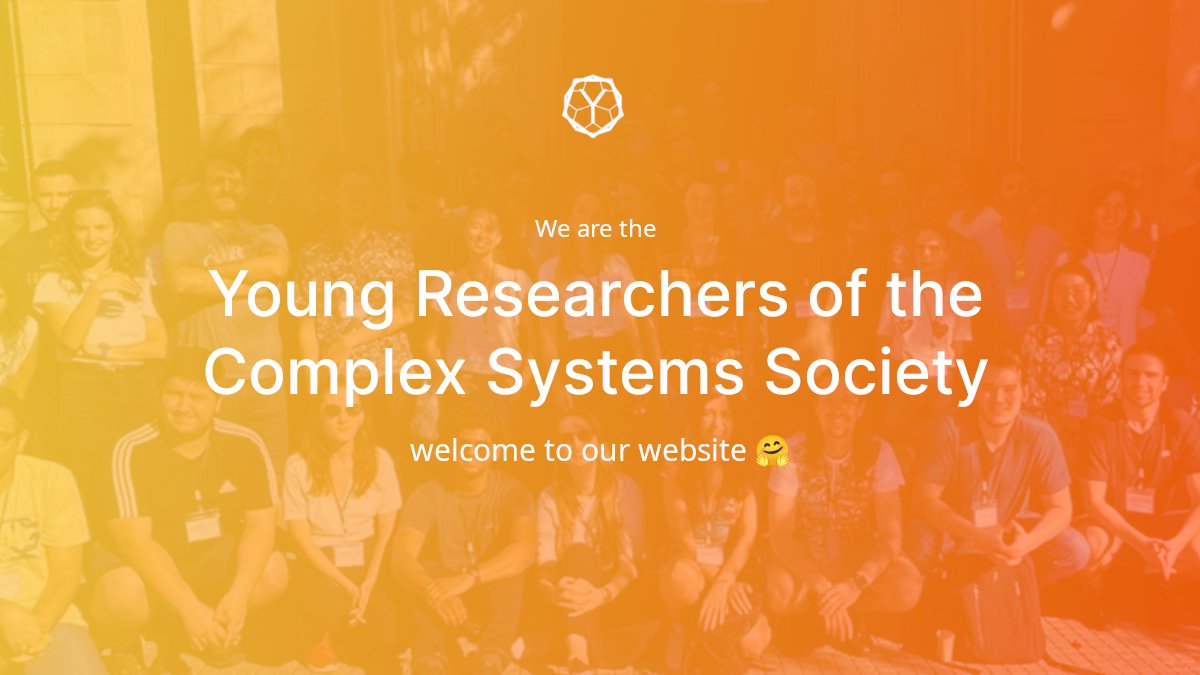 YR_CSS's tweet card. Young Researchers of the Complex Systems Society