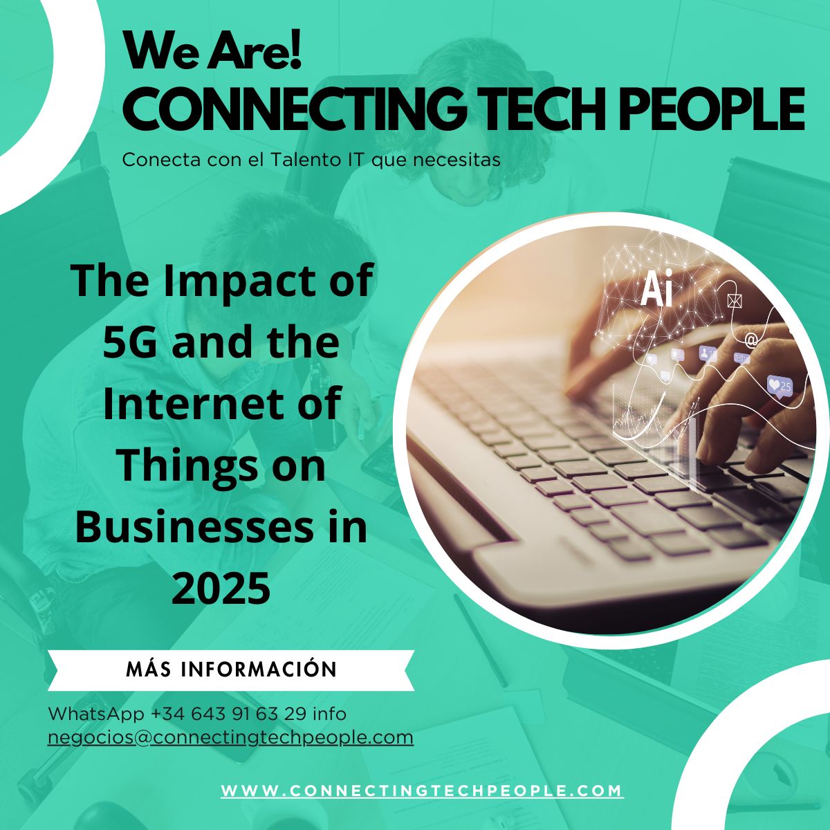 connectingtechp's tweet card. The Impact of 5G and the Internet of Things on Businesses in 2025 In 2025, the convergence of 5G and the Internet of Things (IoT) is set to revolutionize the business landscape. The unprecedented...