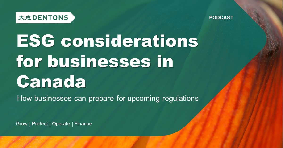 CoreyE_yyc's tweet card. In Canada, ESG issues are at the forefront of corporate thinking as a source of risk and opportunity – from regulations, standards and setting sights on the future. In this episode, Blair McCreadie...