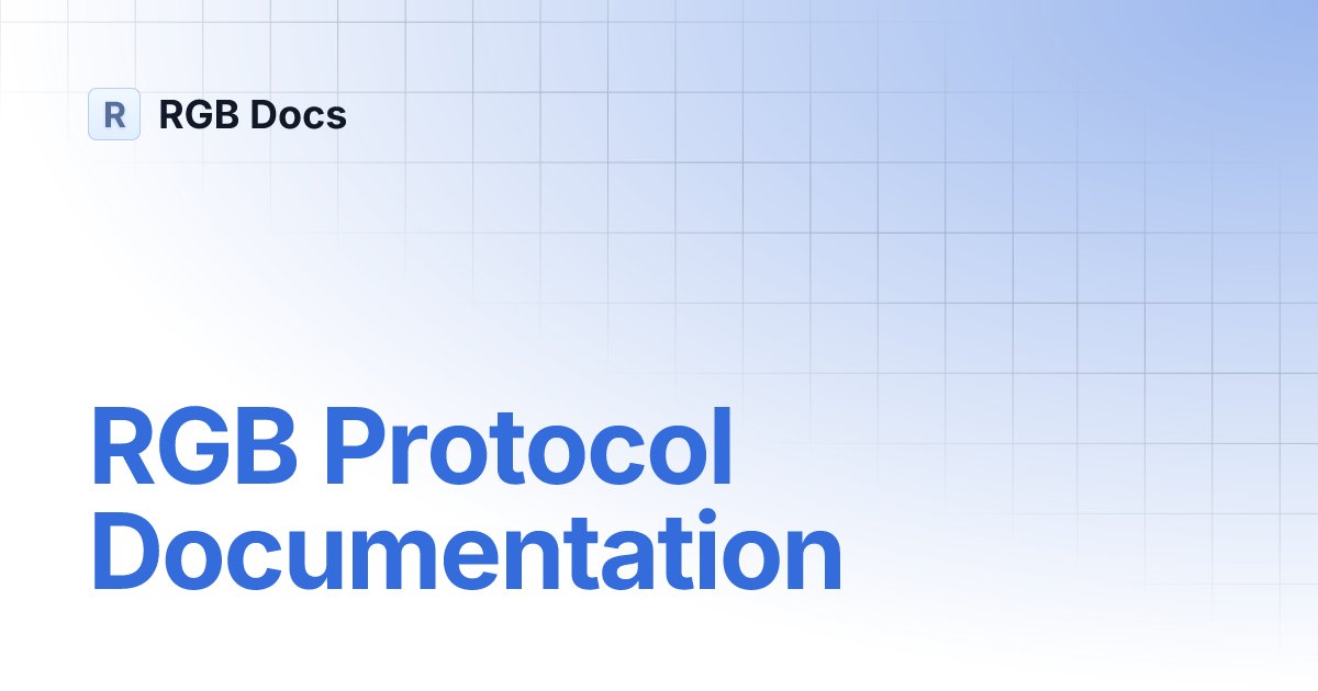 birk1907's tweet card. RGB Protocol Documentation | RGB Docs