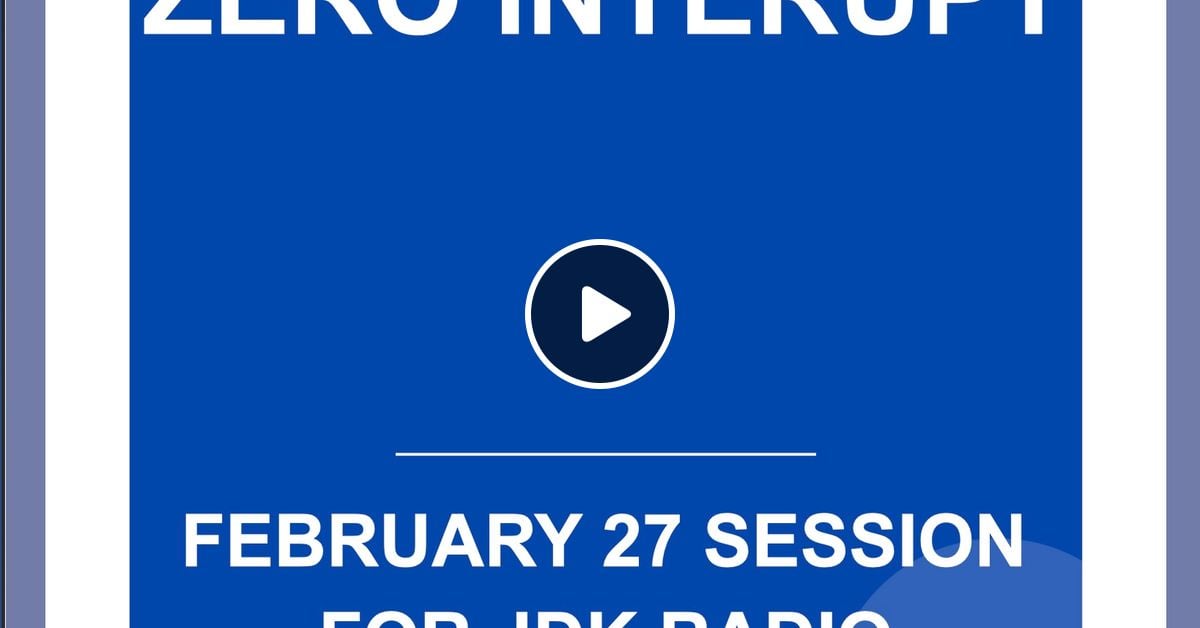 zerointerupt's tweet card. Nick Sentience, Defective Audio,Paul Kershaw and more