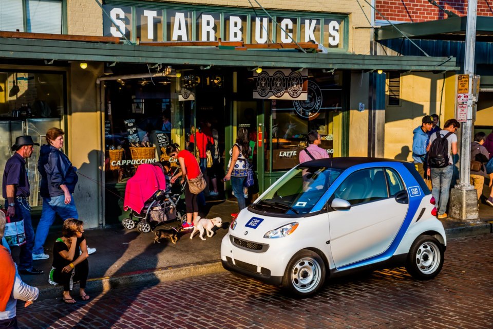 lmmartin08's tweet card. In Seattle, one of five cities studied, each Car2go vehicle removed an estimated 10 vehicles from city roads — more than 6,300 vehicles total.