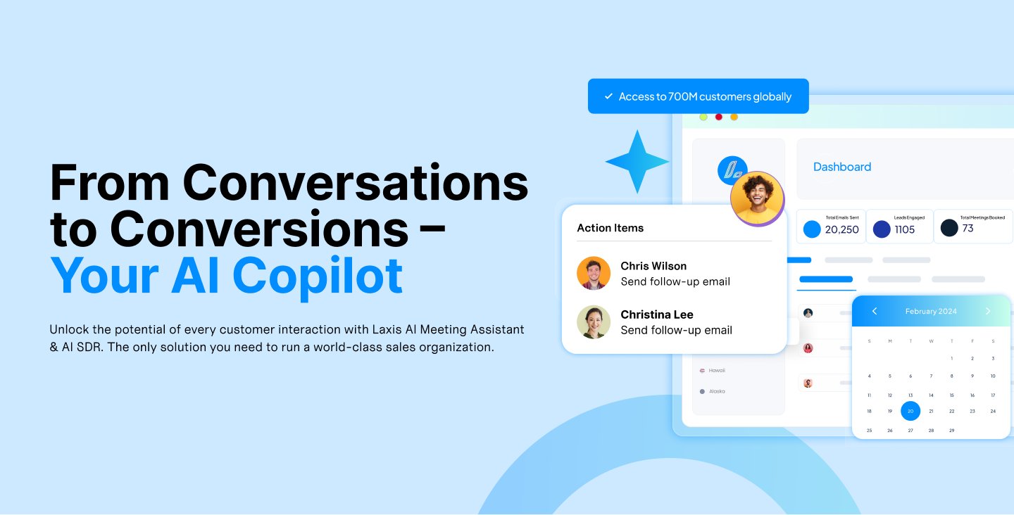 BARYNews's tweet card. Discover how Laxis can revolutionize your sales and meeting processes with AI SDR and AI Meeting Assistant. Automate lead generation, streamline conversations, and drive business growth effortlessly...