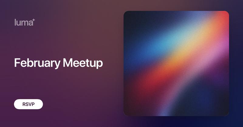 ruby_ind's tweet card. February Meetup · Luma