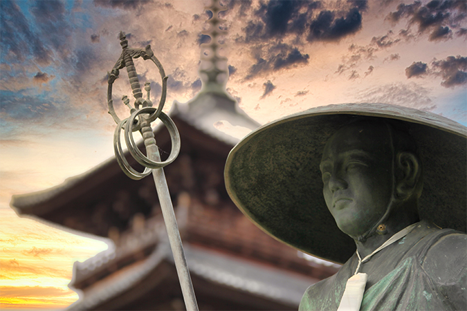 gleem2023's tweet card. 弘法にも筆の誤りの意味、語源、由来を解説。専門家でも時には失敗することがあるたとえ。弘法大師が書き損じた故事から。