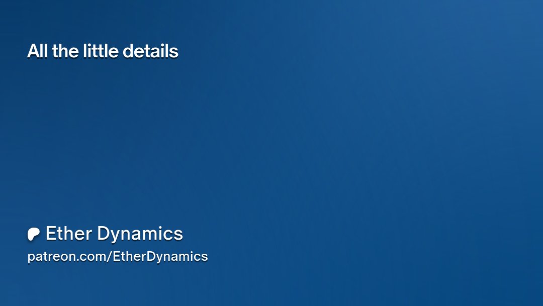 EtherDynamics's tweet card. Get more from Ether Dynamics on Patreon