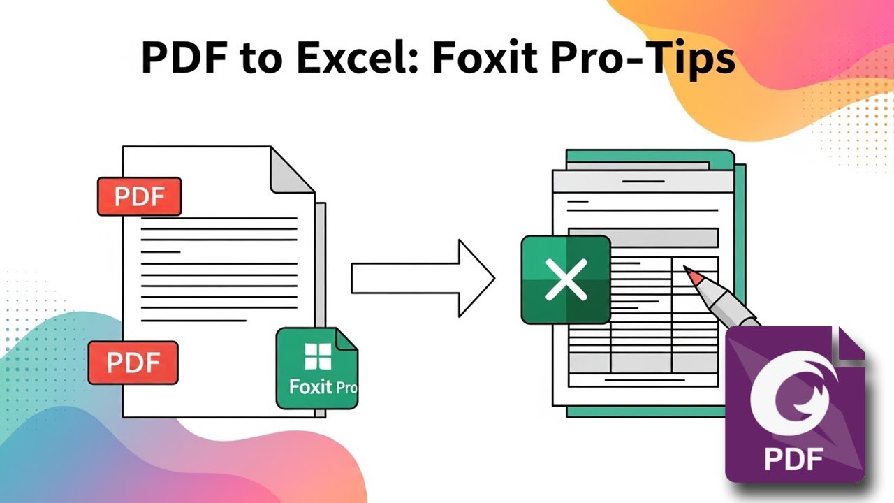 RehanaDhaka1216's tweet card. How to Convert PDF to Excel in Foxit PDF Editor