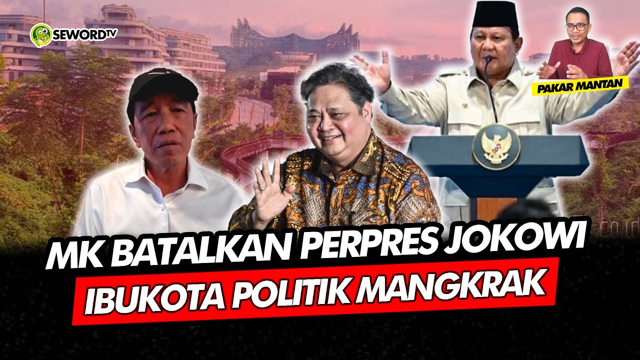 ImJustHavingFu2's tweet card. Alifurrahman: MK BATALKAN PERPRES JOKOWI IBUKOTA POLITIK MANGKRAK