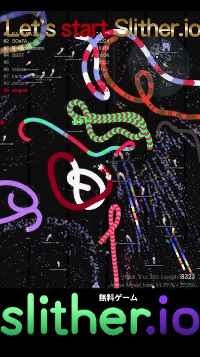 zy8aTknKIHUrYtB's tweet card. Playerを増やしたい 😊Let's start Slither io その2