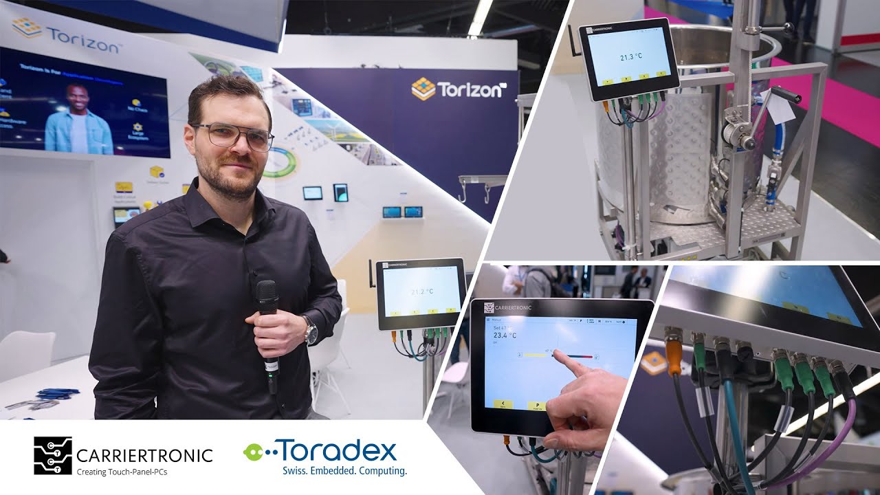 Toradex's tweet card. Industrial Touch Panel PC by Carriertronic using Toradex System on...