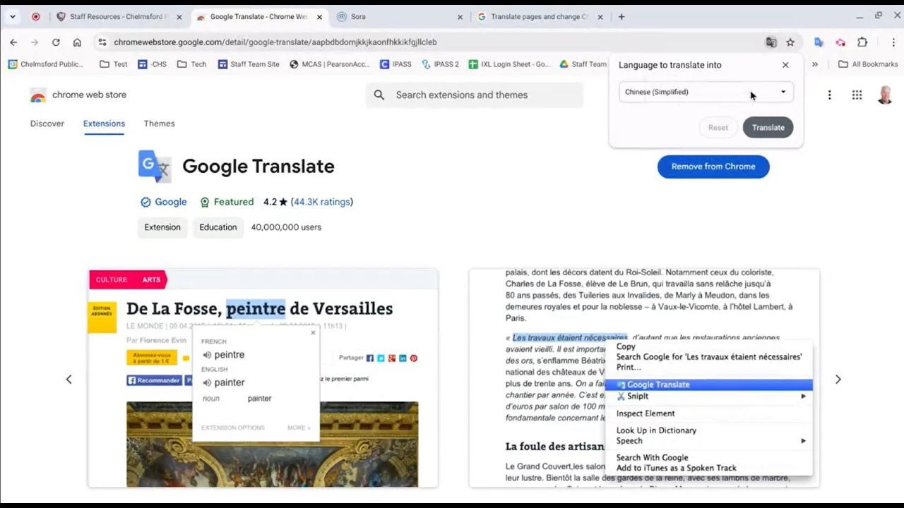The_app_guide's tweet card. Use Google Translate with Sora