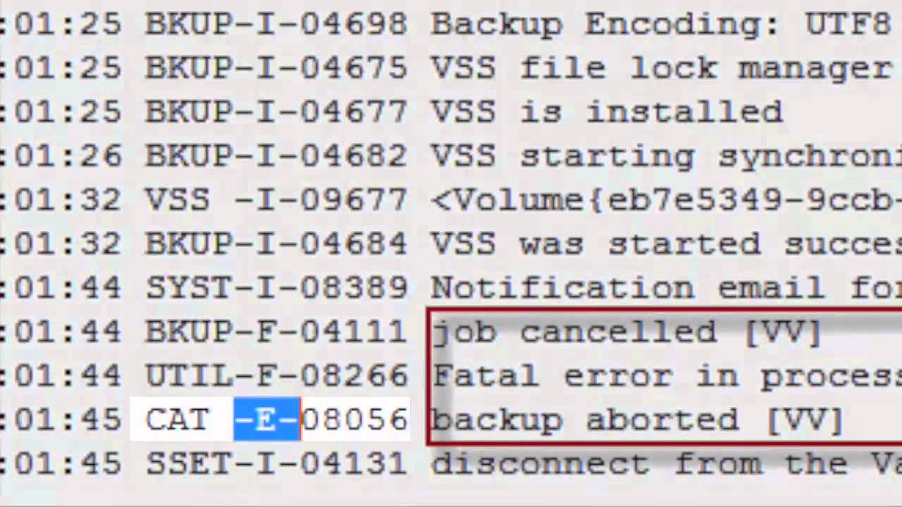 BaselineData's tweet card. Responding to EVault Backup Errors