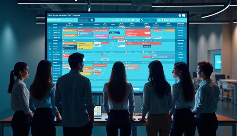 HiveDesk's tweet card. Employee Shift Scheduling impacts productivity and satisfaction. Discover fundamentals, benefits, & challenges for optimal planning.