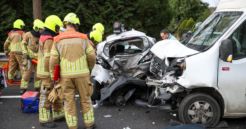 Ernstig ongeval op de A2 bij Hunsel