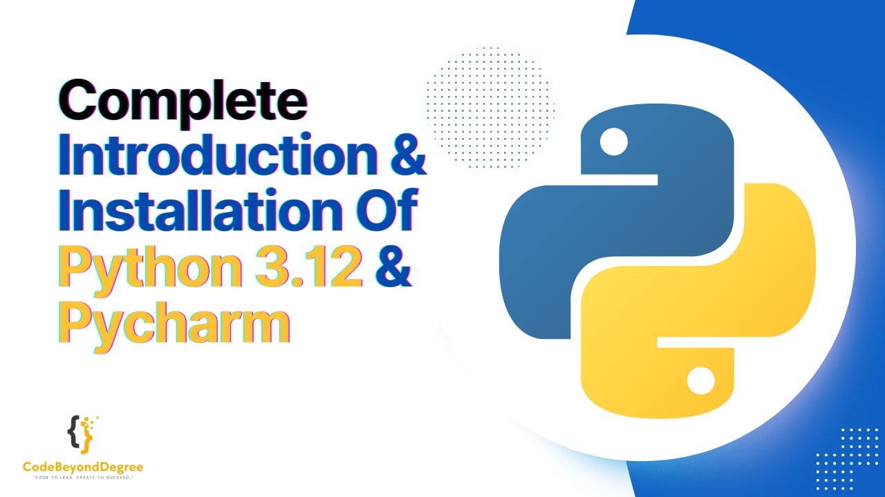 CodeBeyonDegree's tweet card. Set Up Your Environment To Code In Python Day 1 | How TO Install...