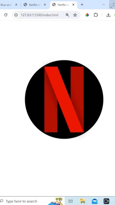 CodeBeyonDegree's tweet card. Netflix Logo Using HTML and CSS #shorts