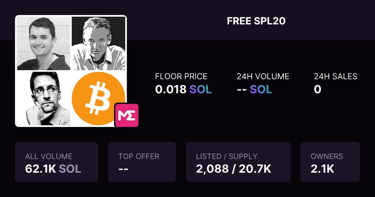 Ed_x0101's tweet card. Sometimes, it's about sending a message. $FREE