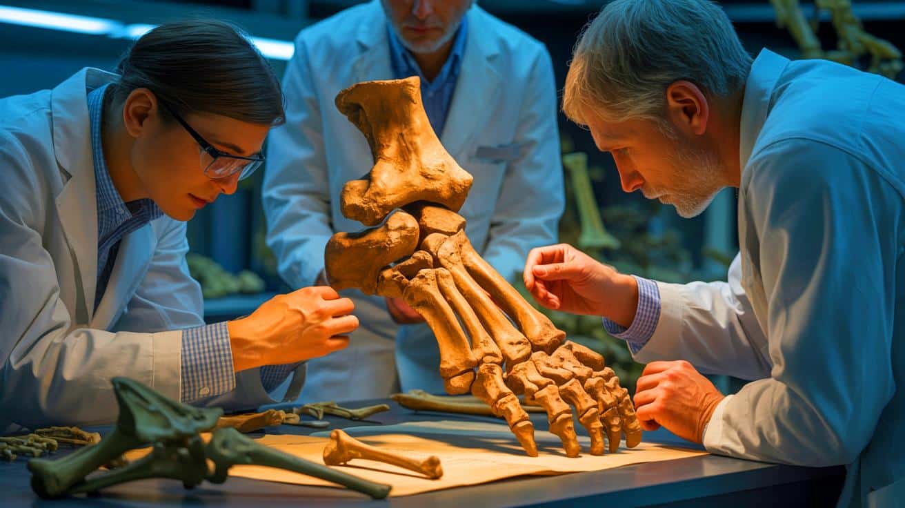 SustainaTimes's tweet card. The discovery of ancient fossil bones has unveiled fascinating insights into early human history. A 3.4-million-year-old hominin foot, initially found in