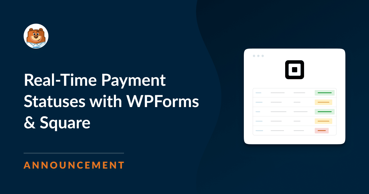 easywpforms's tweet card. We are excited to announce webhooks and recurring payments for the WPForms Square integration so payments can be easily managed all within WPForms.