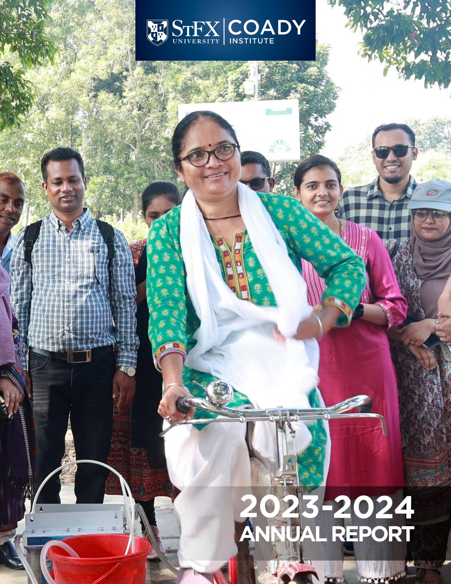 CoadyStFX's tweet card. Welcome to Coady Institute’s Annual Report for the year 2023-2024. This year has been a remarkable journey of growth, innovation, and impact for us and our partners in Canada and around the world. At