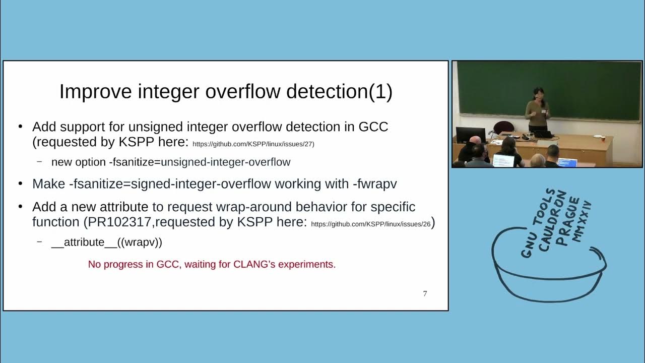 embeddedgus's tweet card. Q. Zhao: Status update on GCC security features for the Linux kernel...