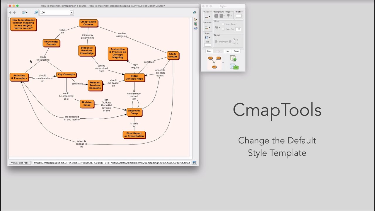 cmaptools's tweet card. CmapTools: Setting the Default Style Template