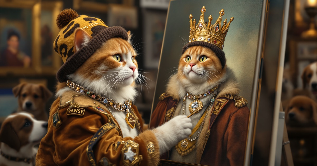 TheAlphaDoggo's tweet card. Definitely not a cat, and definitely not an AI agent.