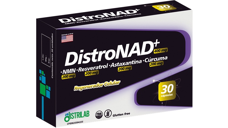 estamosenlinea's tweet card. DistroNAD+ es innovación en nutrición celular, energía y bienestar integral. Su fórmula, única en el mercado venezolano, combina NAD, NMN, cúrcuma, resveratrol y astaxantina, que actúa como antiox…